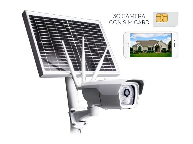 Telecamera 4G con pannello solare - Prodotti Mondialtec