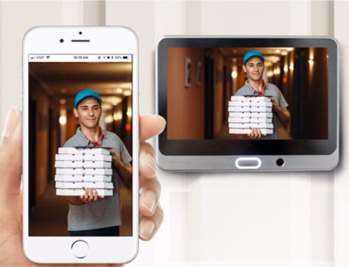 Spioncino digitale WIFI con sensore di movimento per Porta Blindata