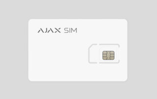 SIM Ajax preinstallata nell’hub antifurto per connessione dati illimitata e sicurezza sempre attiva