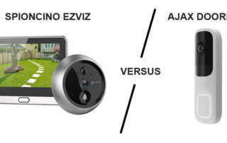 confronto tra Ajax Doorbell e spioncino Ezviz. Qual è meglio?