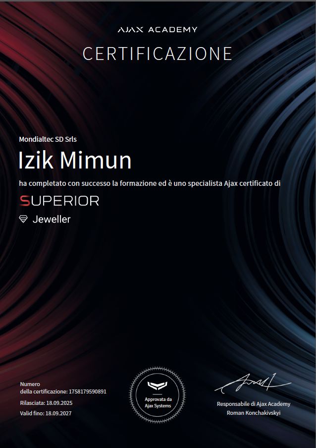 Ajax Superior Jeweller Certified