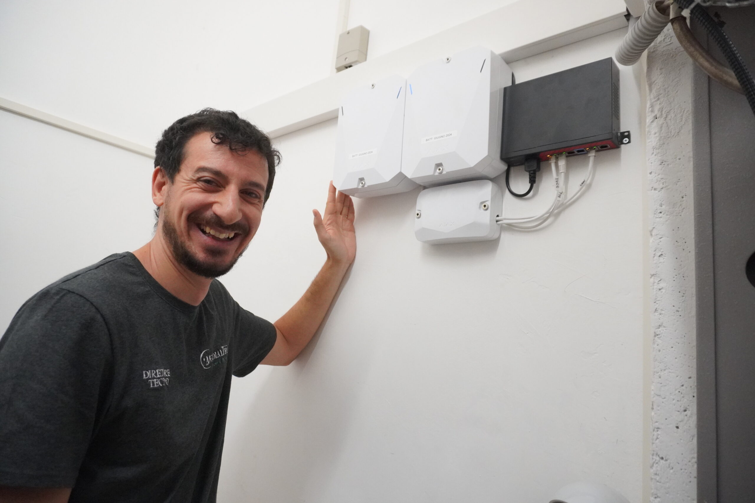 Installazione antifurto Ajax caveau privato - Mondialtec Roma